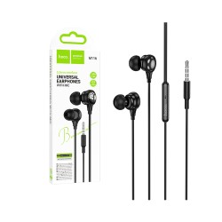 Hoco Wired Earphones M116 Benevolent with Microphone 3.5MM 1.2m Black